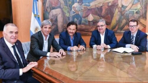 Reunión de gobernadores con Caputo